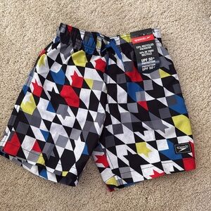 Speedo Geometric Swim Shorts NWT Size small